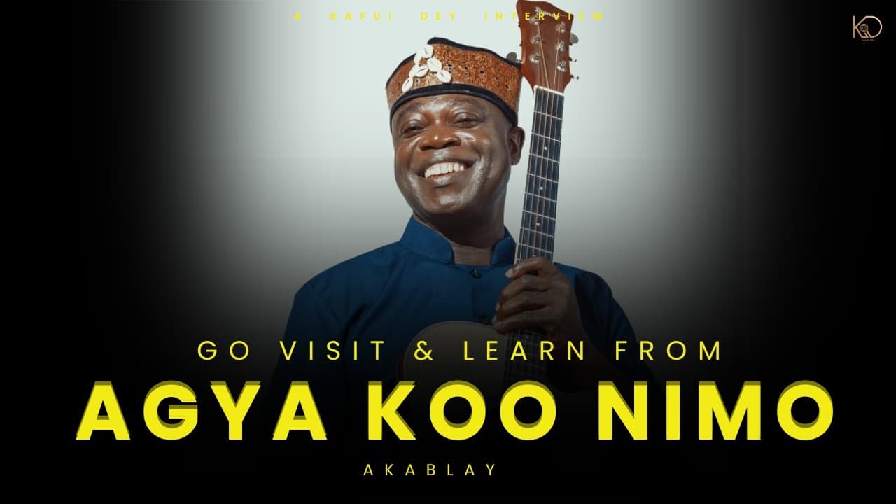 Thumbnail for Don't wait till Agya Koo Nimo dies, go visit & learn from him | Kafui Dey interviews Akablay